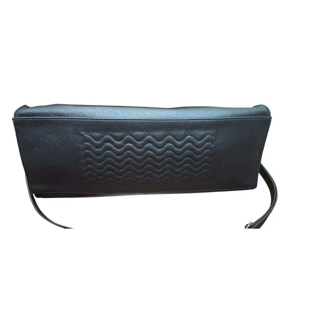 Zanellato Nina Tote Leather Shoulder Bag Satchel Minimalist Zip Compartments